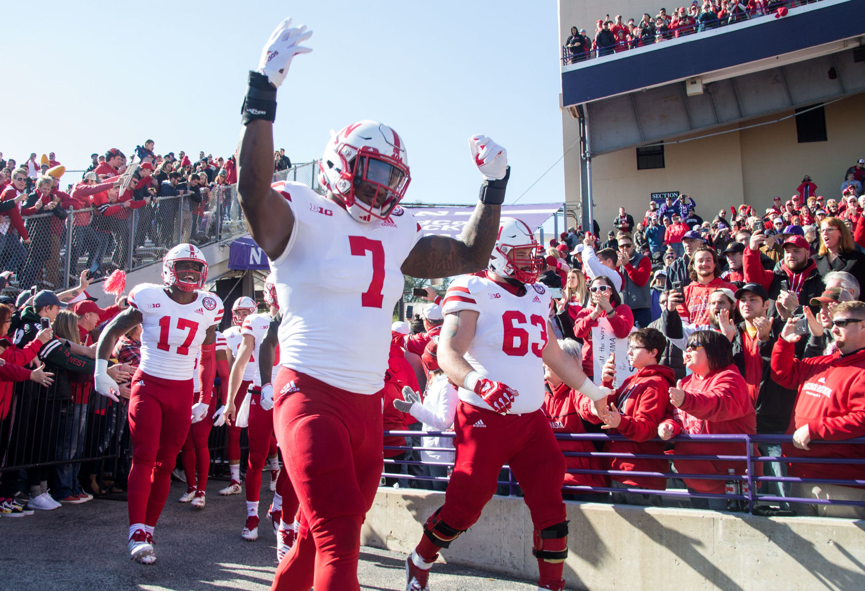 Nebraska vs. Northwestern Photo No. 1